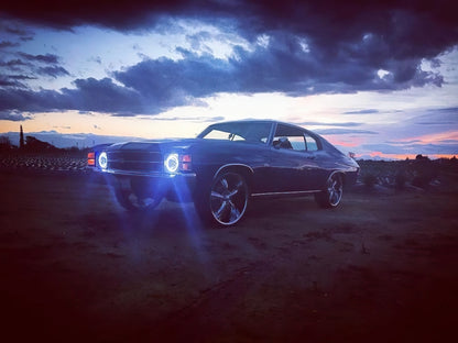 ORACLE Lighting Oracle Pre-Installed Lights 7 IN. Sealed Beam - ColorSHIFT Halo