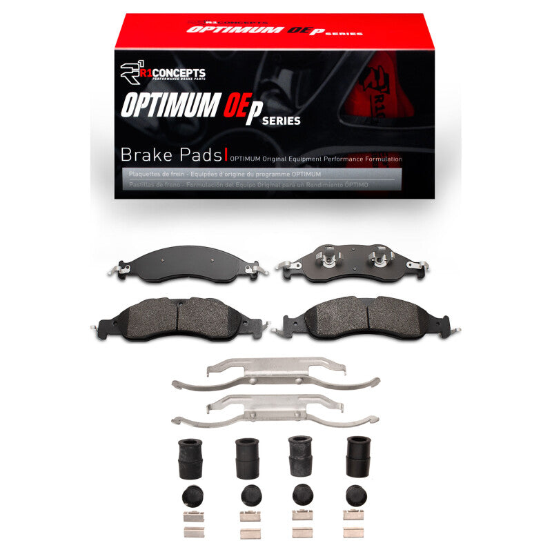 R1 Concepts R1 07-09 Ford Expedition Front Optimum OE Pads & Hardware Kit
