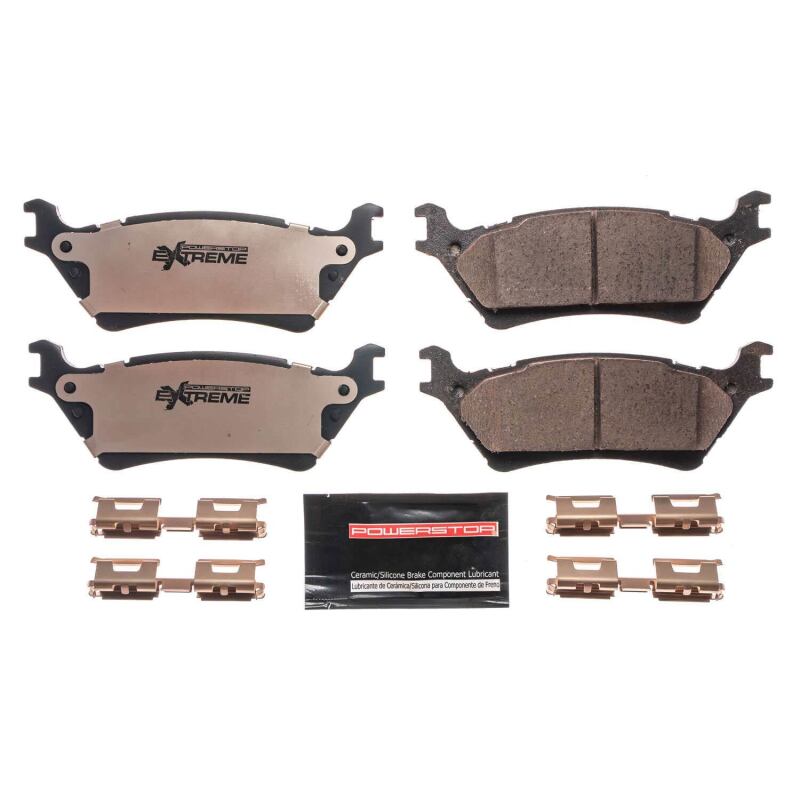 PowerStop Power Stop 12-19 Ford F-150 Rear Z36 Truck & Tow Brake Pads w/Hardware
