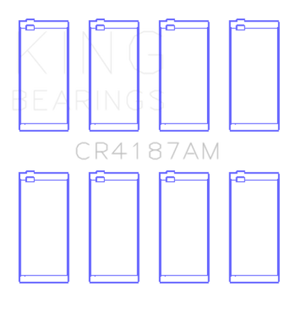 King Engine Bearings Toyota 2Lt/3L (Size +1.0mm) Connecting Rod Bearing Set