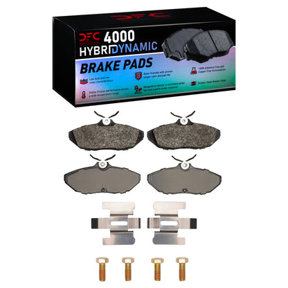 DFC 93-98 Ford Thunderbird Rear 4000 HybriDynamic Brake Pads and Hardware Kit