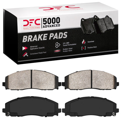 DFC 18-25 Jeep Wrangler Front 5000 Advanced Ceramic Brake Pads