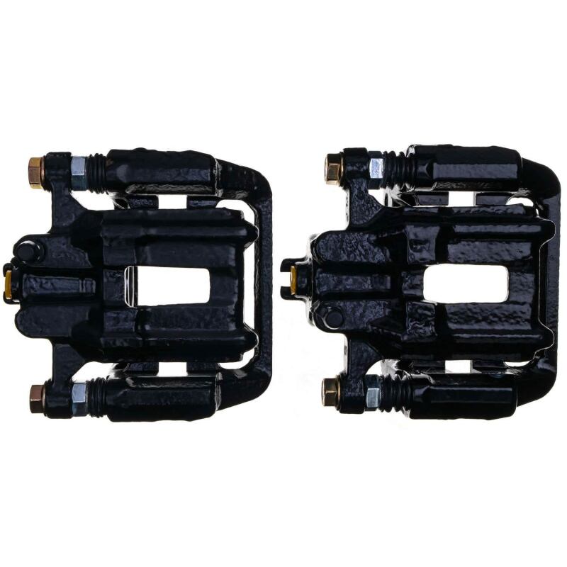 PowerStop Power Stop 01-03 Acura CL Rear Black Caliper - Pair w/Bracket