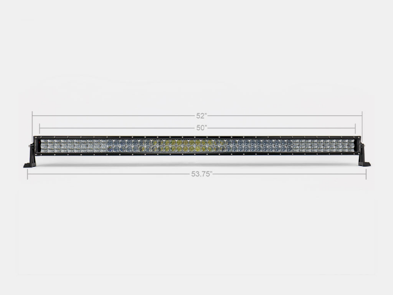 Cali Raised LED Cali Raised 52 Dual Row 5D Optic Osram Led Bar - Combo