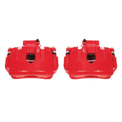 PowerStop Power Stop 10-16 Hyundai Genesis Coupe Front Red Calipers w/Brackets - Pair