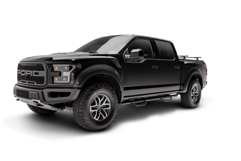 N-Fab Nerf Step 15-17 Ford F-150 SuperCrew - Tex. Black - Cab Length - 3in