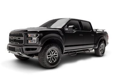 N-Fab Nerf Step 15-17 Ford F-150 SuperCrew - Tex. Black - Cab Length - 3in