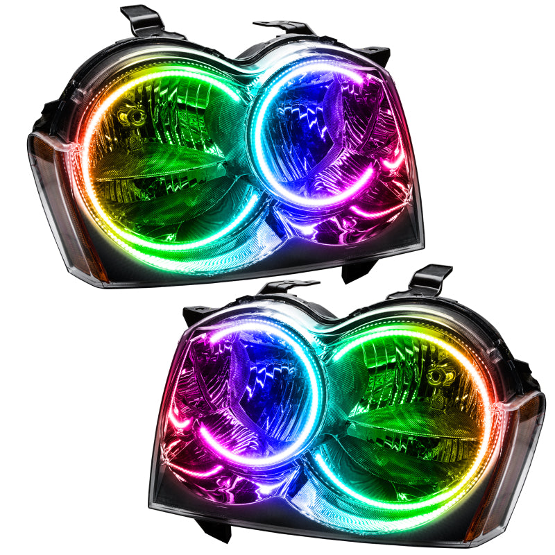 ORACLE Lighting Oracle 05-07 Jeep Grand Cherokee SMD HL (Non-HID) - ColorSHIFT w/o Controller