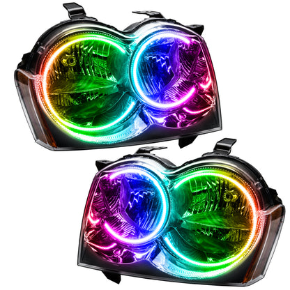 ORACLE Lighting Oracle 05-07 Jeep Grand Cherokee SMD HL (Non-HID) - ColorSHIFT w/ Simple Controller