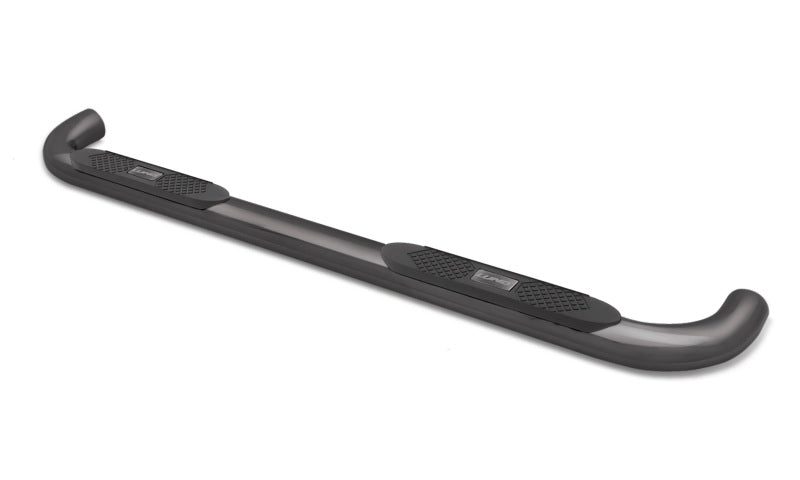 Lund 94-02 Dodge Ram 2500 Quad Cab 4in. Oval Curved Steel Nerf Bars - Black