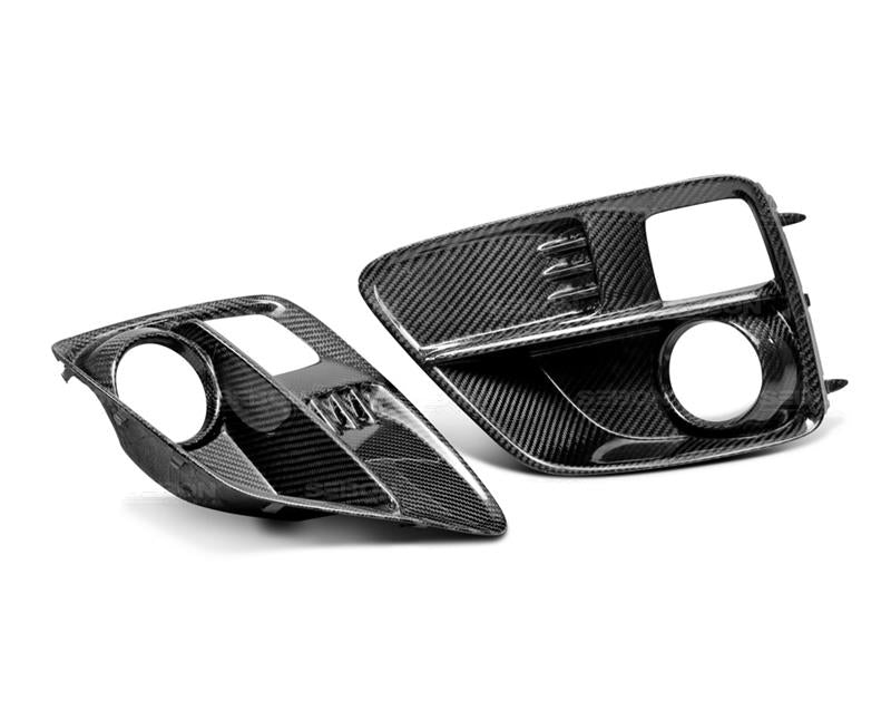 Seibon 15-17 Subaru Impreza WRX/STi Carbon Fiber Fog Light Surrounds (pair)