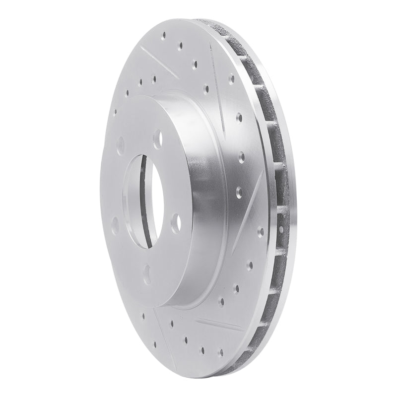 R1 Concepts R1 93-97 Chrysler CONCORDE Front Right Drilled & Slotted Silver Brake Rotor