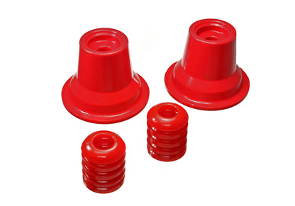 Energy Suspension Rear Shock Bushings - Red