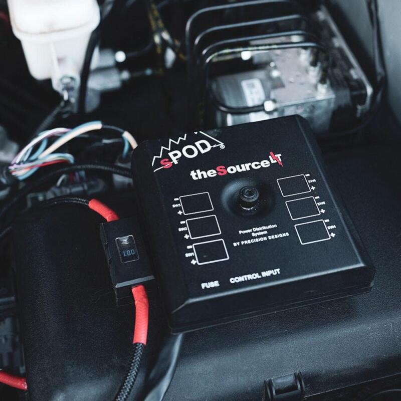 sPOD SourceLT w/Mini6 for Universal 36in Battery Cables