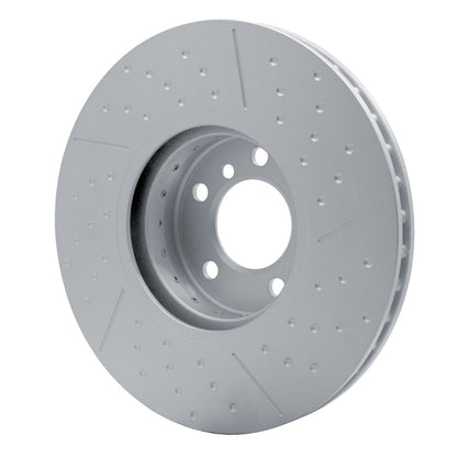 DFC 12-21 BMW 330i Front Hi-Carbon Alloy Geomet Coated Rotor - Dimpled and Slotted