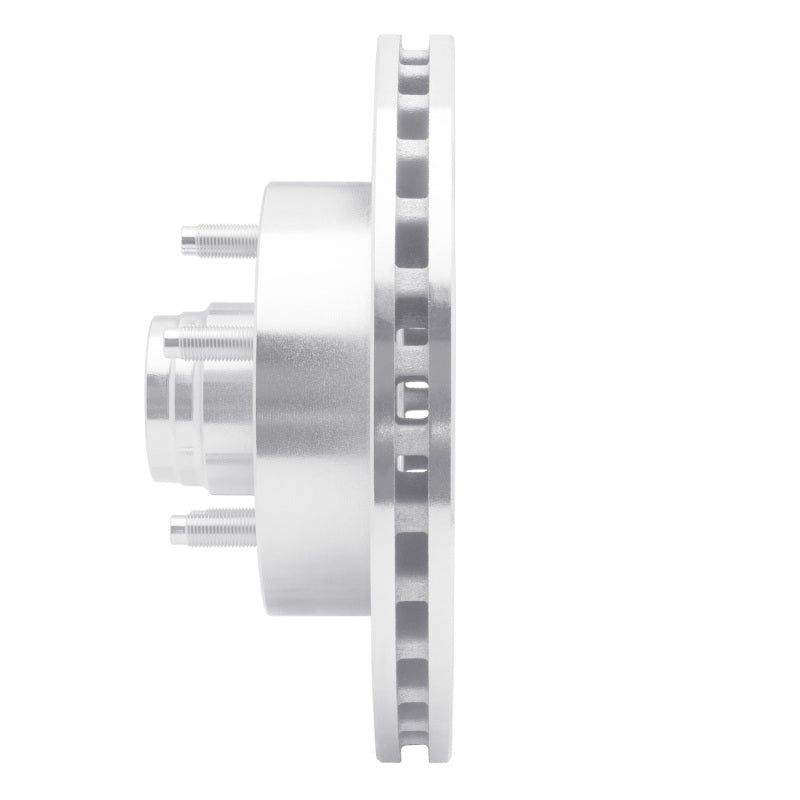 R1 Concepts R1 98-02 Ford Ranger (USA/Canada) Front Left Drilled & Slotted Silver Brake Rotor