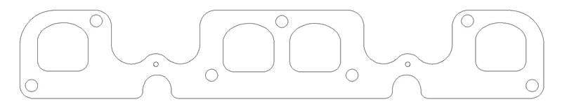 Cometic Gasket Cometic Chevy Gen1 SB V8 .030in MLS Exhaust Mani Gskt Set-1.780in x 1.700in D Ports-Brodix 12B Head