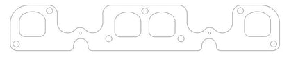 Cometic Gasket Cometic Chevy Gen1 SB V8 .030in MLS Exhaust Mani Gskt Set-1.780in x 1.700in D Ports-Brodix 12B Head