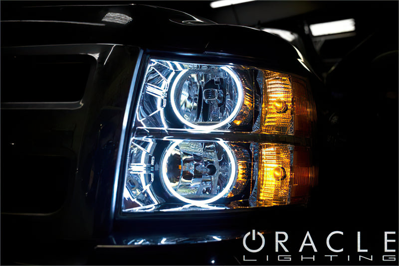 ORACLE Lighting Oracle Chevy Silverado 07-13 Halo Kit Round Style - ColorSHIFT w/ 2.0 Controller