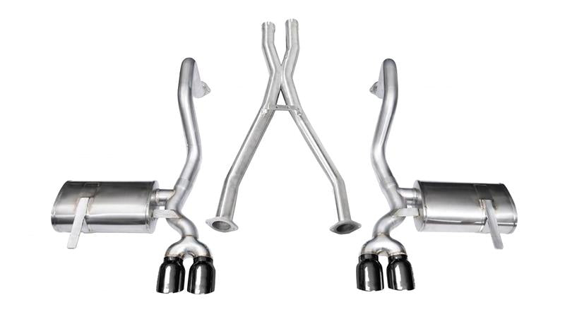 CORSA Performance Corsa 1997-2004 Chevrolet Corvette C5 Z06 5.7L V8 Black Xtreme Cat-Back + XO Exhaust