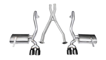 CORSA Performance Corsa 1997-2004 Chevrolet Corvette C5 Z06 5.7L V8 Black Xtreme Cat-Back + XO Exhaust