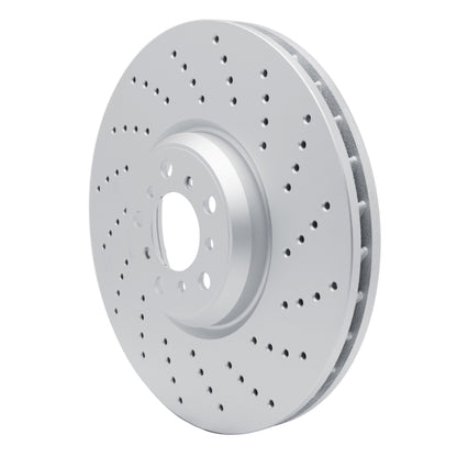 DFC 15-19 BMW X5 Right Front Drilled Hi-Carbon Alloy Geomet Coated Rotor