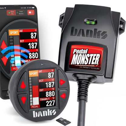 Banks Power Pedal Monster Kit Sumitomo TS 025 Sealed Series (Gray) 6-Way PM-07 With iDash Data Pro