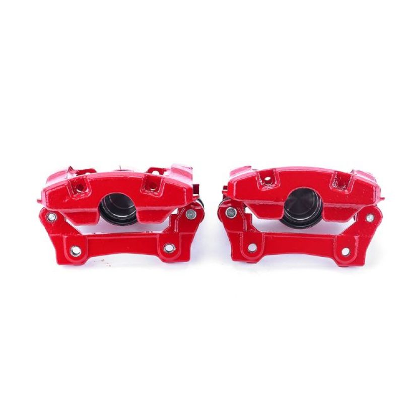 PowerStop Power Stop 07-11 Lexus GS350 Rear Red Calipers w/Brackets - Pair