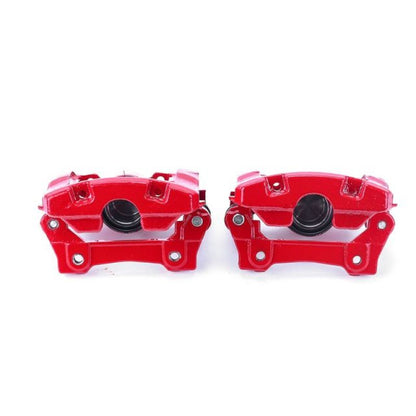 PowerStop Power Stop 07-11 Lexus GS350 Rear Red Calipers w/Brackets - Pair