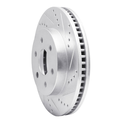 R1 Concepts R1 98-99 Cadillac DEVILLE Front Right Drilled & Slotted Silver Brake Rotor