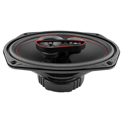 DS18 6x9in 60 Watts RMS 4 ohm 3-Way Coaxial Speaker System Universal Fit