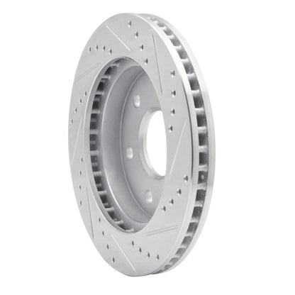R1 Concepts R1 09-15 Toyota Hilux (Mexico) Front Left Drilled & Slotted Silver Brake Rotor