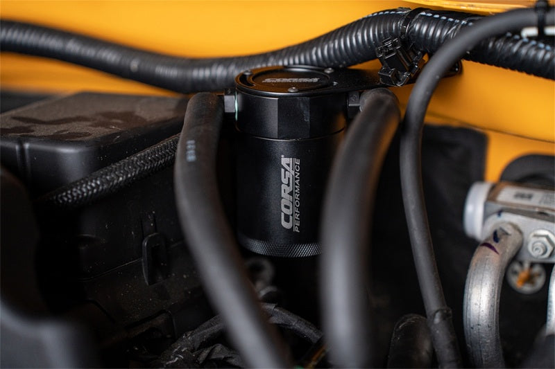 CORSA Performance Corsa 2021-2025 Ford Bronco 2.3L Aluminum Oil Catch Can