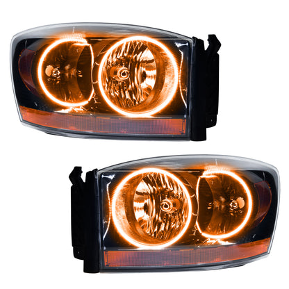 ORACLE Lighting Oracle 06 Dodge Ram SMD HL - Black - ColorSHIFT w/o Controller