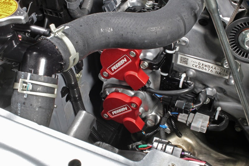 Perrin Performance PERRIN 13-25 Subaru BRZ / Scion FR-S / Toyota 86 & GR86 Cam Solenoid Cover - Red