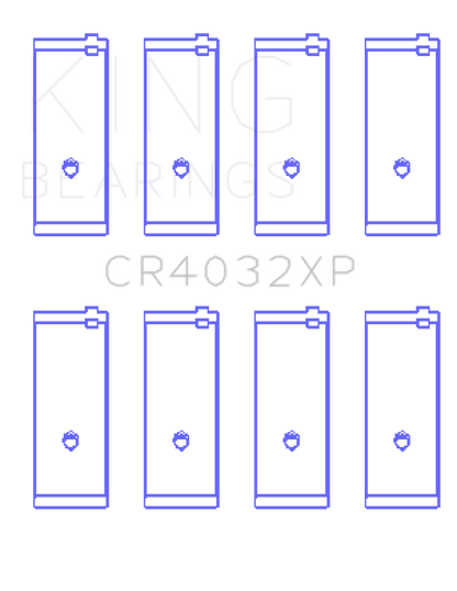 King Engine Bearings Toyota 4AGE 4AGZE 16V 1.6L Performance Rod Bearing Set - Size STD