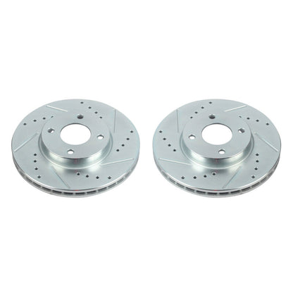 PowerStop Power Stop 18-19 Nissan Kicks Front Evolution Drilled & Slotted Rotors - Pair