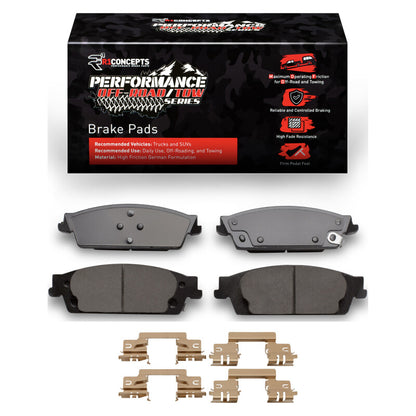 R1 Concepts R1 2007-2020 Cadillac Escalade Rear Performance Off-Road/Tow Brake Pads & Hardware Kit