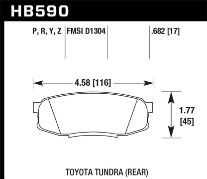 Hawk Performance Hawk LTS Street Brake Pads