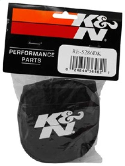 K&N Engineering K&N Black Drycharger Rectangle Straight Air Filter Wrap - Black