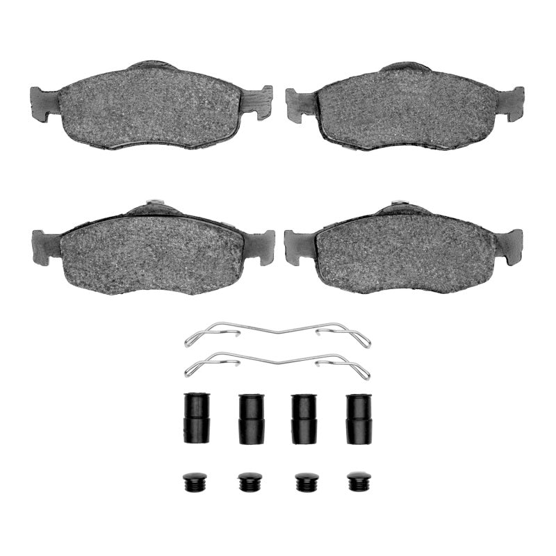 R1 Concepts R1 95-04 Ford Contour Front Semi Met Pads & Hardware Kit