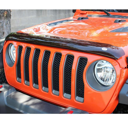 Westin 2018 Jeep Wrangler JL Platinum Bug Shield - Smoke