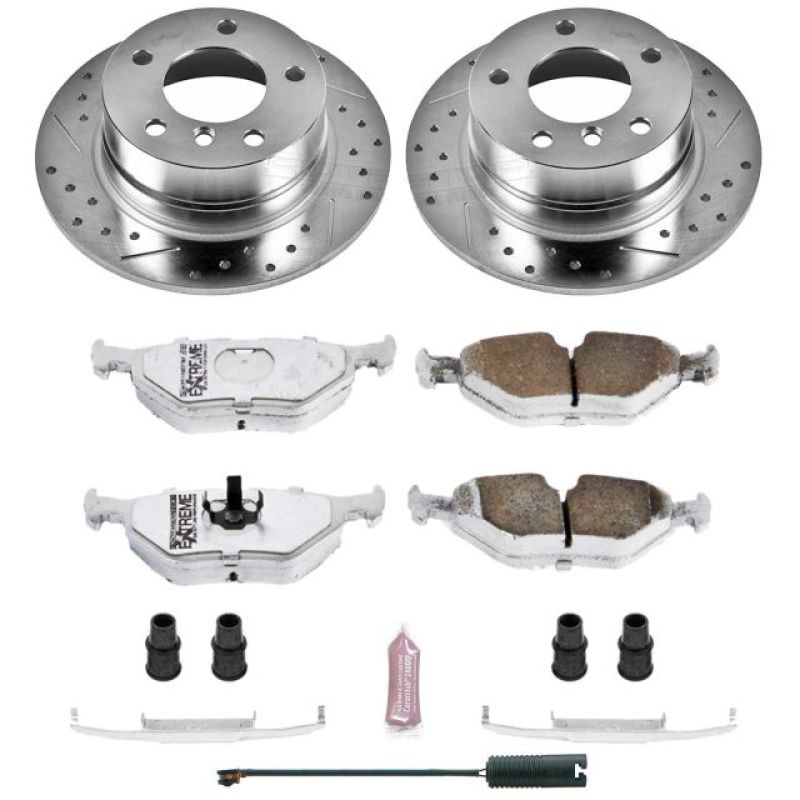 PowerStop Power Stop 95-99 BMW 318ti Rear Z26 Street Warrior Brake Kit