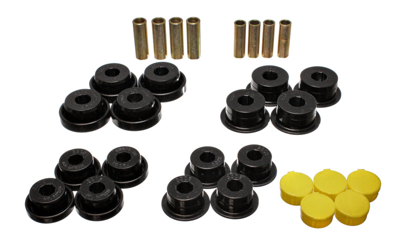 Energy Suspension Dodge Ram 99-01 1500/99-02 Ram 2500/3500 4WD Blk Front End Control Arm Bushing Set