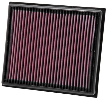K&N Engineering K&N Replacement Air Filter for Opel / Vauxhall / Saab 11.375in O/S L x 10.125in O/S W x 1.625in H