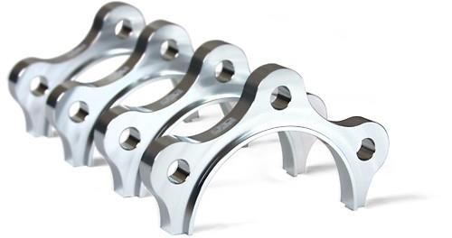 BLOX Racing BLOX Honda S2000 Racing Half Shaft Spacers-Silver (Recommended for vehicles lowered 1.25in or more)