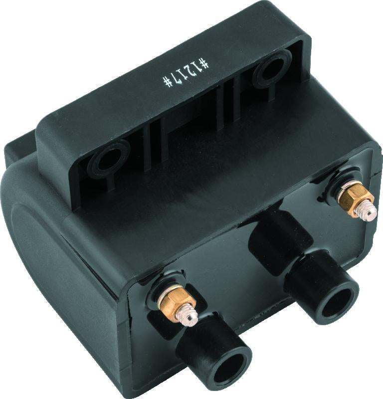 TwinPower Twin Power 85-99 Big Twin 85-03 XL Exc EFI Twin Power Ignition Coil Black Replaces H-D 31614-83A