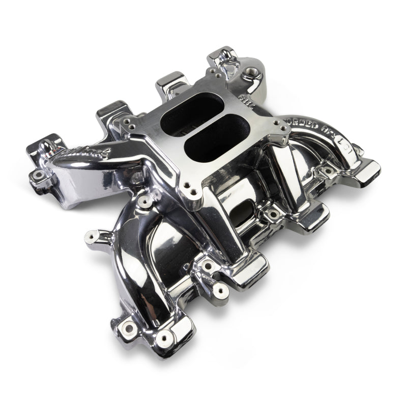 Edelbrock Chevy LS1 Performer RPM Intake Manifold Only - Chrome Plasma Finish