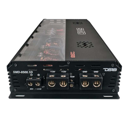 DS18 Steave Meade Colab 1-Channel Amp Class D 8500/1ohm 5700/2ohm 3300/4ohm Watts LED Lights