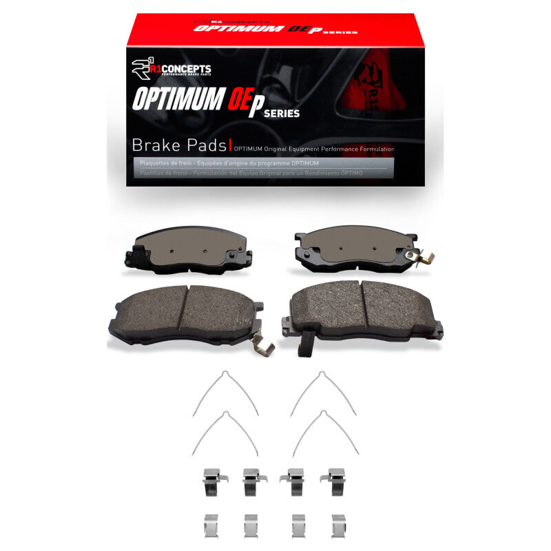 R1 Concepts R1 1991-1997 Toyota Previa Front R1 Optimum OE Pads & Hardware Kit